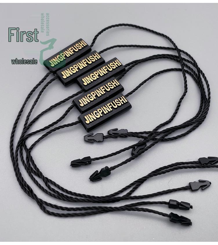 JINGPINFUSHI Fashion Universal Hot Stamping Hang Tag String