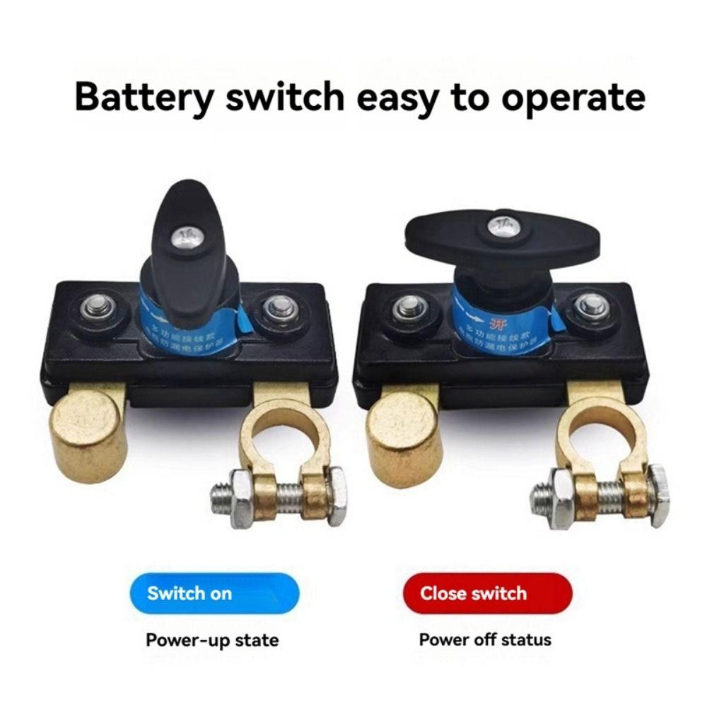 12V/24V Car Battery Cut Off Switch Disconnect Isolator Anti-leakage Switch  RV/ATV
