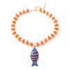 Starfish Shell Charm Fish Starfish Pendant Necklace Colorful Beads Boho Necklace  Jewelry Gifts