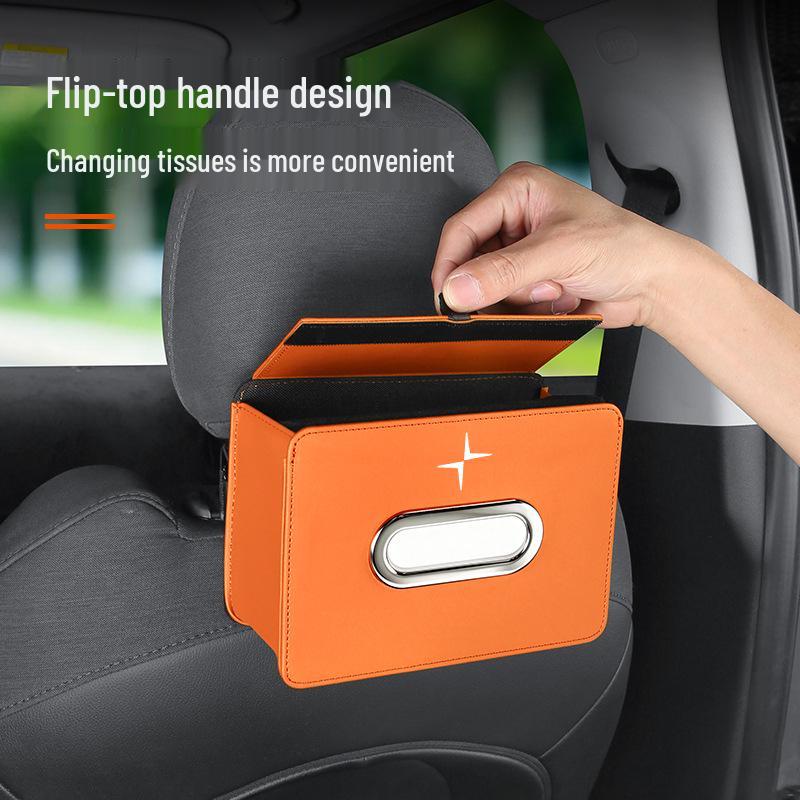 Polestar Car Tissue Box Holder & Organizer