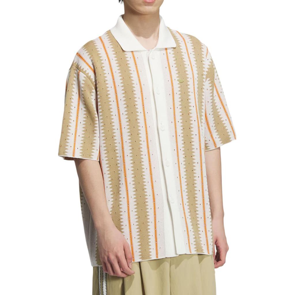 adidas Originals Resort Crochet T-Shirt Men Tops KE5834