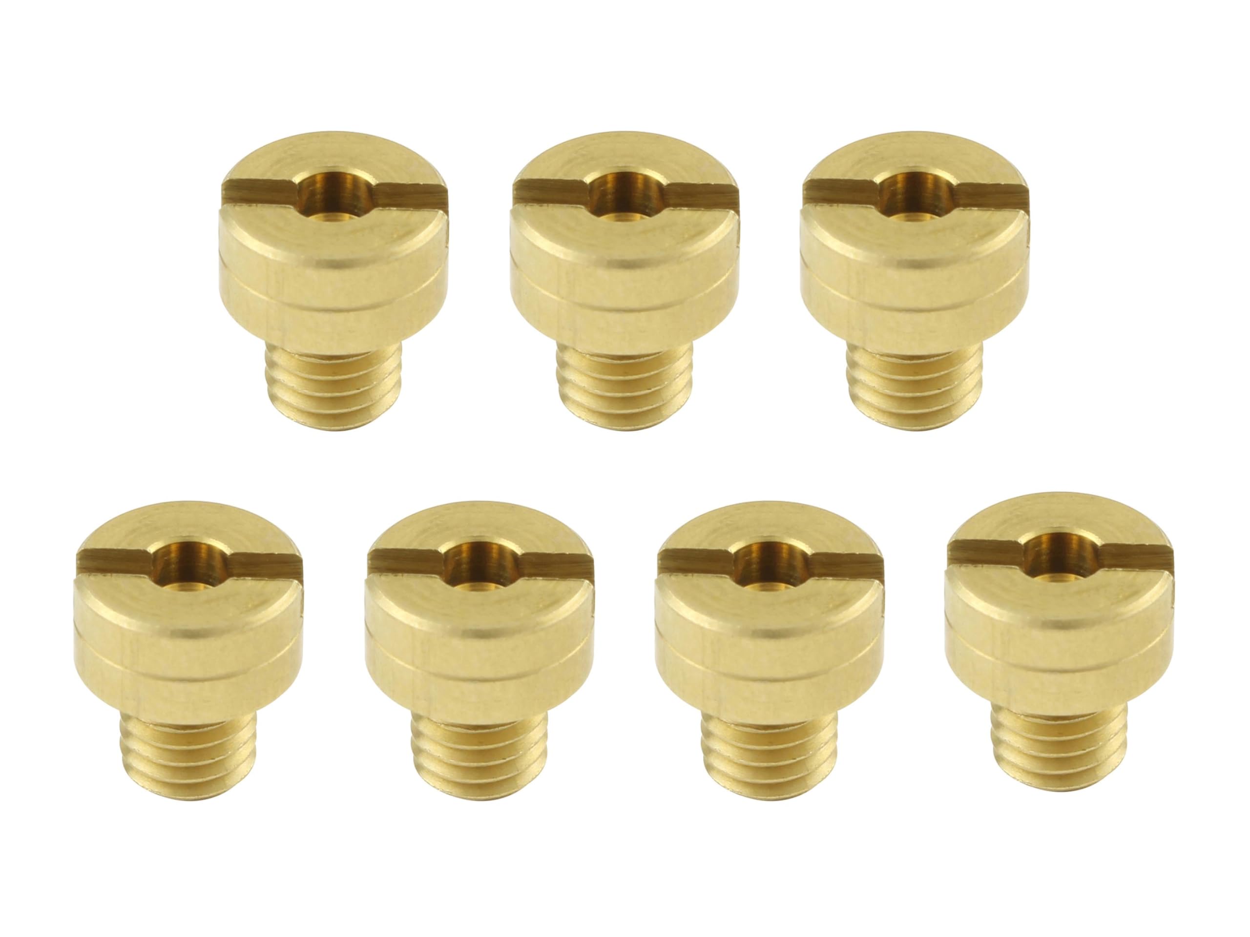 

POSH Мотоциклетные принадлежности Главный жиклер 7 Увеличенный набор главных жиклеров Mikuni TM/TMR/MJN24/TDMR/VM22 (8X9) 700024-10 золотой