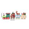 Mini Christmas Children Wooden Train Toy Kid Home DIY Train Decoration Ornament GiftColour