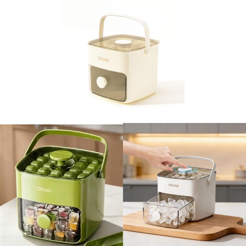 Modern Simplified Ice Cube Mold With Fast Freezing For Home Use