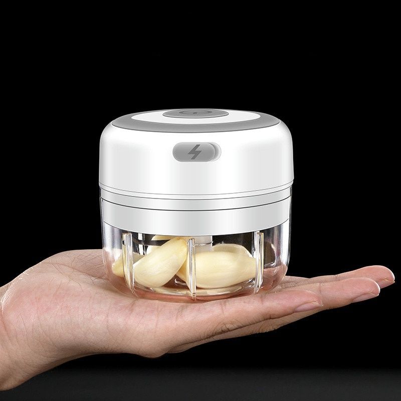 100/250mL Mini Electric Garlic Chopper USB Charging Ginger Masher Machine Sturdy Durable Chili Vegetable Crusher Kitchen Tool