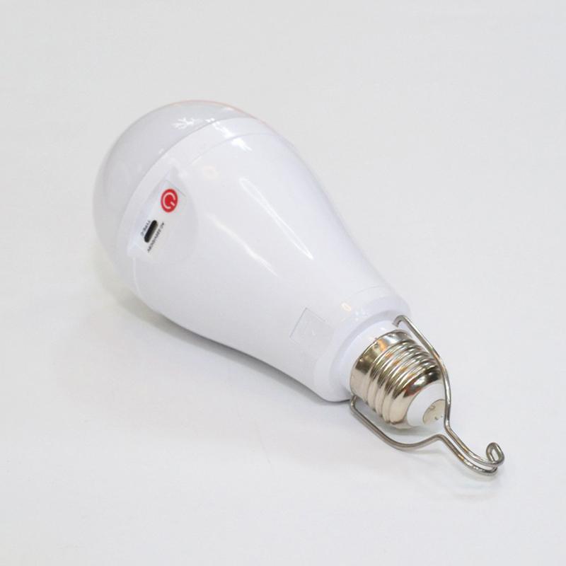Flicker-Free Led Bulb Light Portable 20W 30W Emergency Bulb Courtyard Outdoor Bulb Power Failure Emergency