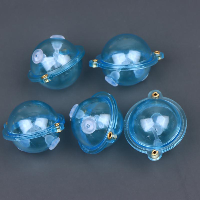 5Pcs Fishing Float Transparent Bead Hollow Bubble Surface Float Casting Abs Plastic Balls Round River Water Bubble Floats