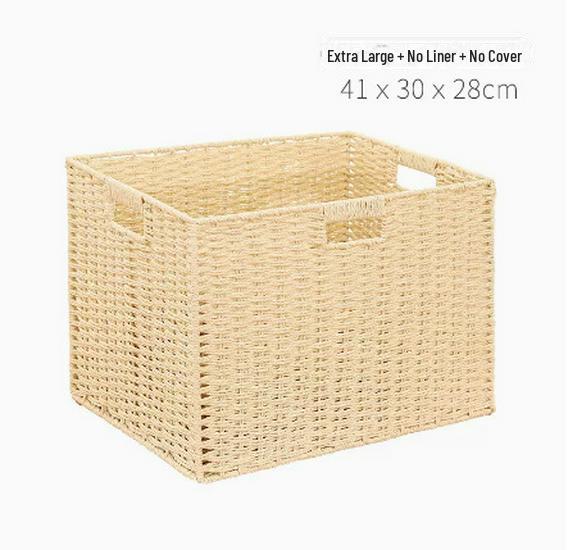 

Плетеная настольная корзина для хранения игрушек и закусок