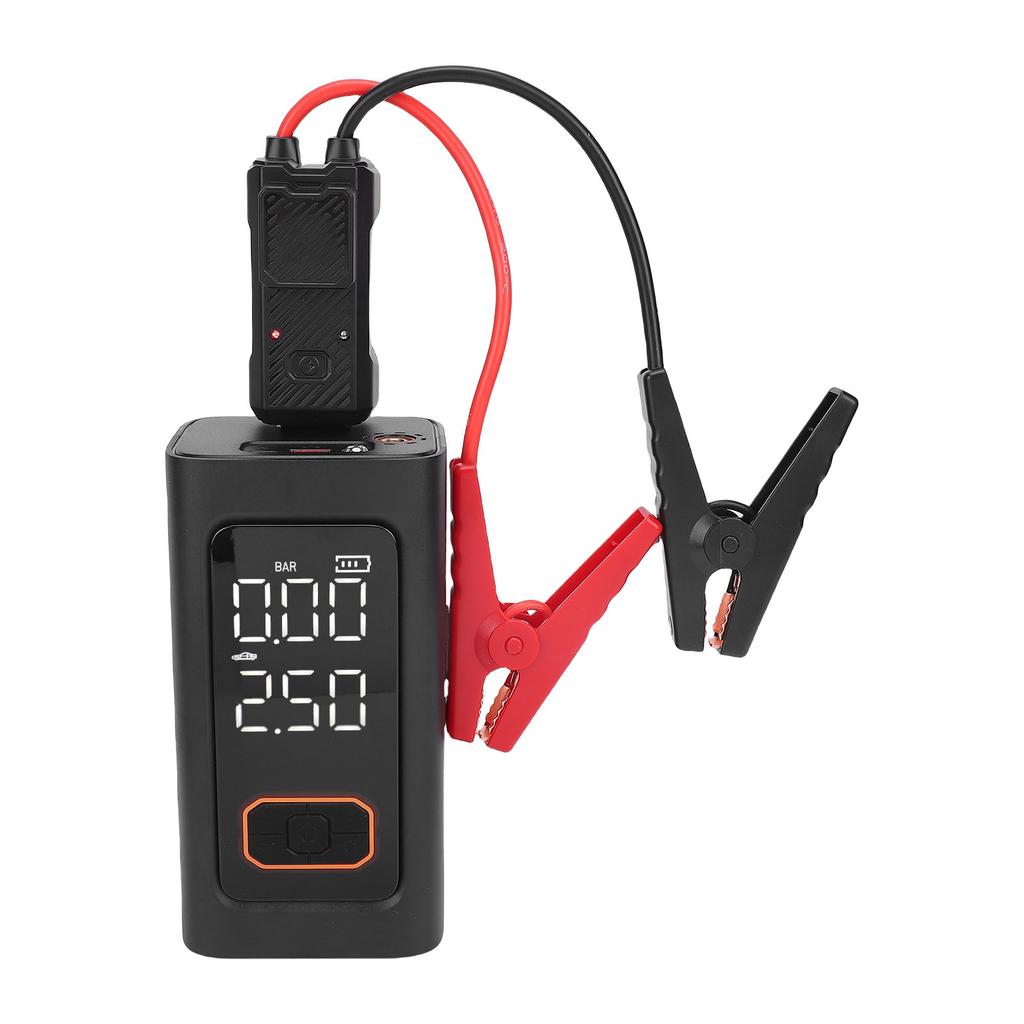 150PSI Tire Inflator Car Jump Starter 10000mAh Jump Starter Battery Pack with LED Lights for Charging Phone Tablet Digital Camera