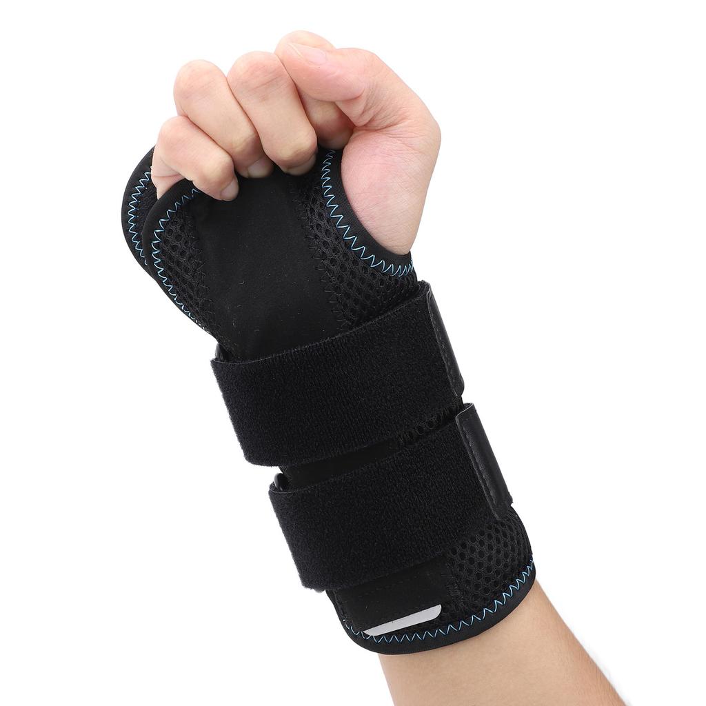 Carpal Tunnel Wrist Support Comfortable Removable Splint Strap Wrap Tendon Sheath Wrist Brace with Steel Plate Right