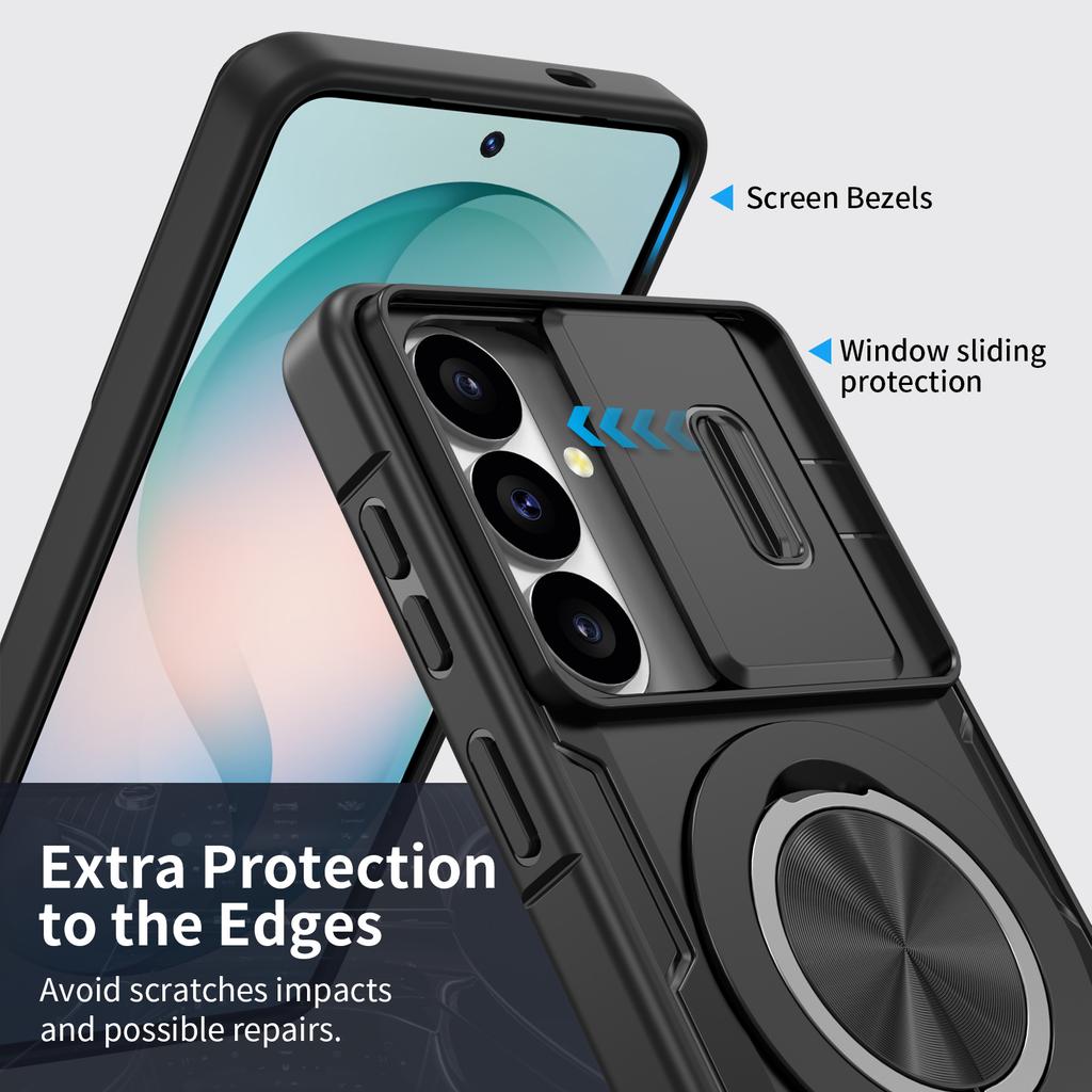Back Cover Lens Case for Samsung Galaxy S26 Ultra S25 S24 Plus S22 S23 Ultra A17 5G A56 A36 A16 A26 A15 Shockproof Funda