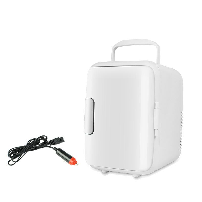 4L Large Capacity Car Refrigerator Food Grade Liner Cooler Warmer Mini Fridge for Dormitory Office Home Mini Fridge