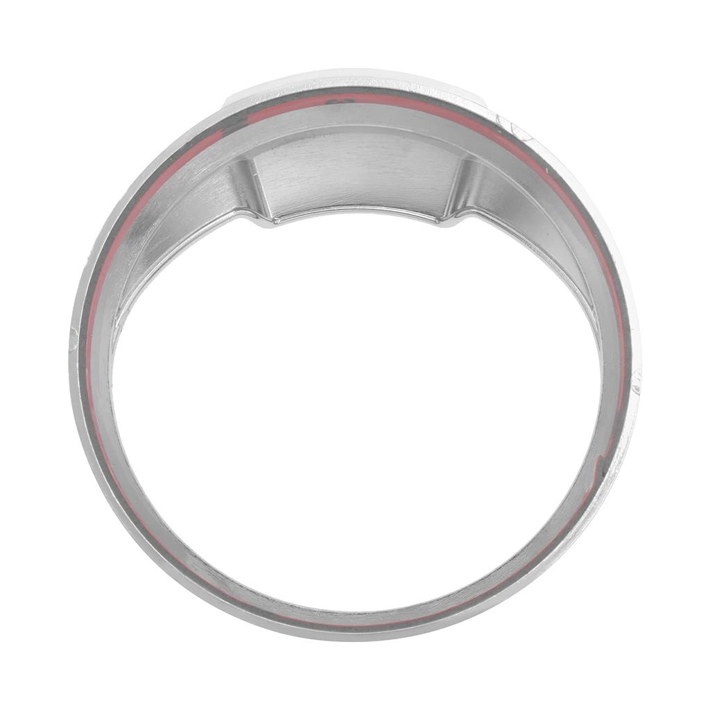 HDBUBALUS Motorrad 5" Tachometer Zierring Blende Visierabdeckung für Harley Meterblende Dyna