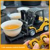 1:64 Scale Mini Alloy Forklift Tabletop Remote Control Vehicle Simulation Engineering Model Remote Control Car