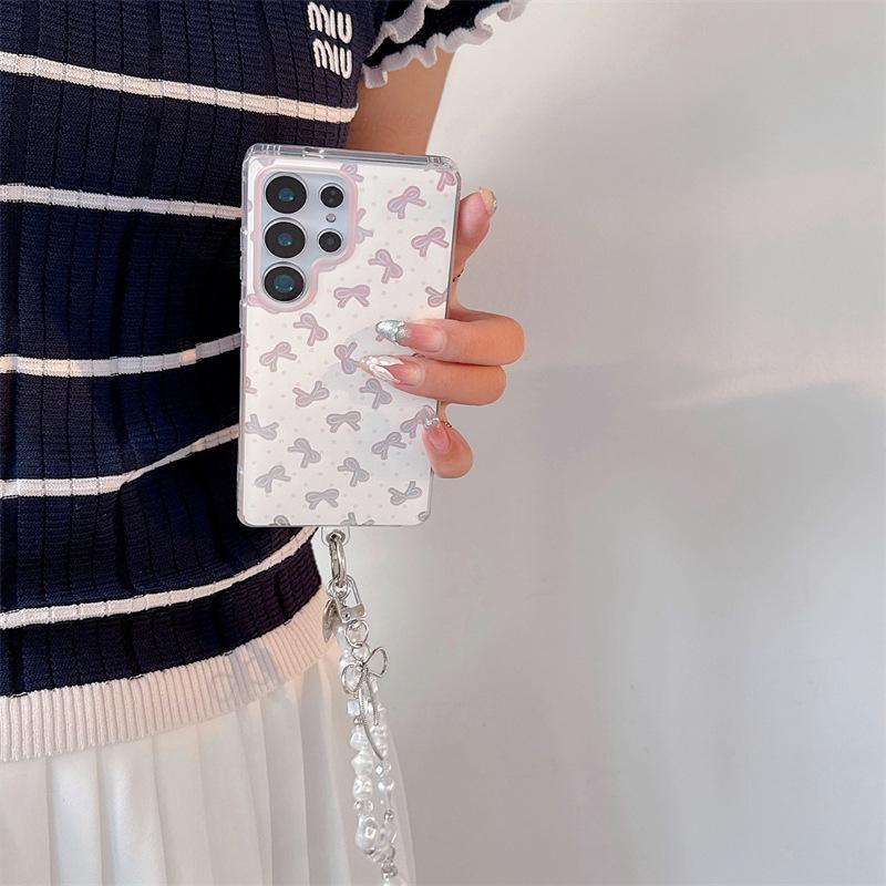 Neue süße Schleife Handyhülle für Samsung A56, A36, A25 Global, A05 - Einfaches Design für Damen