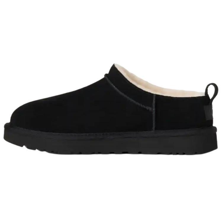 UGG Micro Classic Suede Thermal Fleece Lined, Slip on Casual Snow Boots Women's Black 1173891-BLK