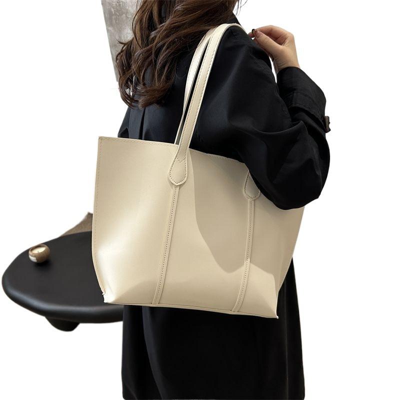Large-capacity Bag, Fashionable and Retro Commuter Tote Bag, Simple Single-shoulder Bag