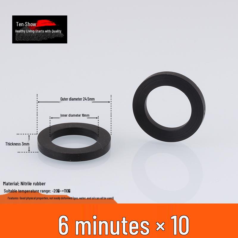 1-Inch Silicone Rubber Washer for Water Pipes and Meters