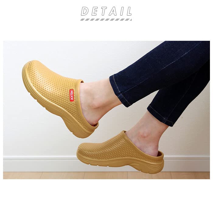 Murataya Sangyo Dana Soft Slip-On Sandals, Red, Size 23.5cm