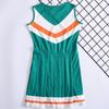 Cheerleading Uniform Set Girls Student Sports Meet Performance Stage Dance Outfit Green