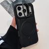 Business Luxury Magnetic Leather Phone Case for iPhone 17 Pro Max 16 Plus 15 14 13 for Magsafe Lens Bracket Protection Cover