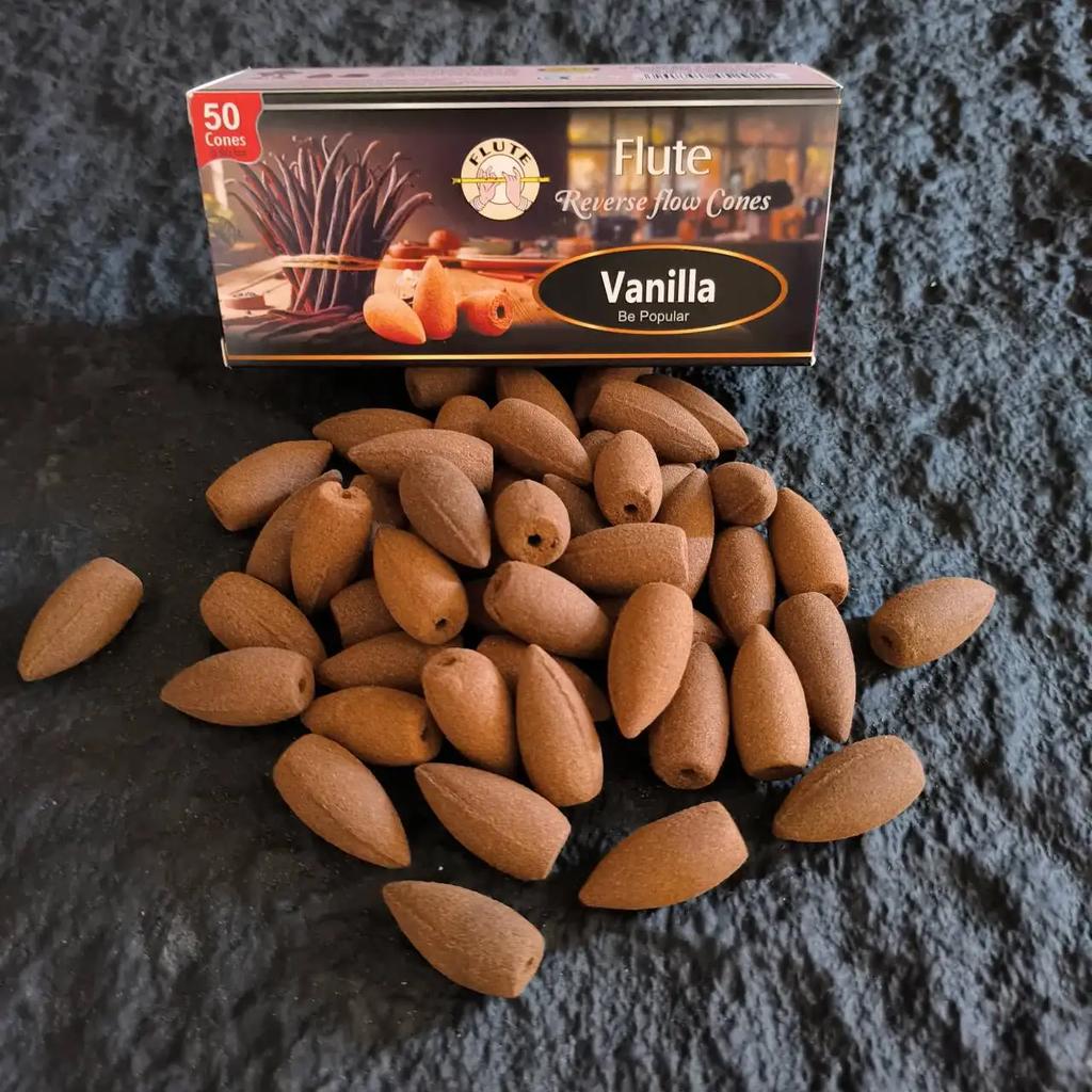 Natural 50pcs/lot Backflow Indian Incense Cones 20 Minutes White Sage Sandalwood Reverse Flow Cones Scents for Home Fragrance