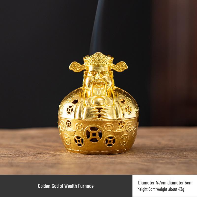 Creative Alloy Mini Indoor Incense Burner - Perfect for Homes, Hotels, and Small Decorative Spaces