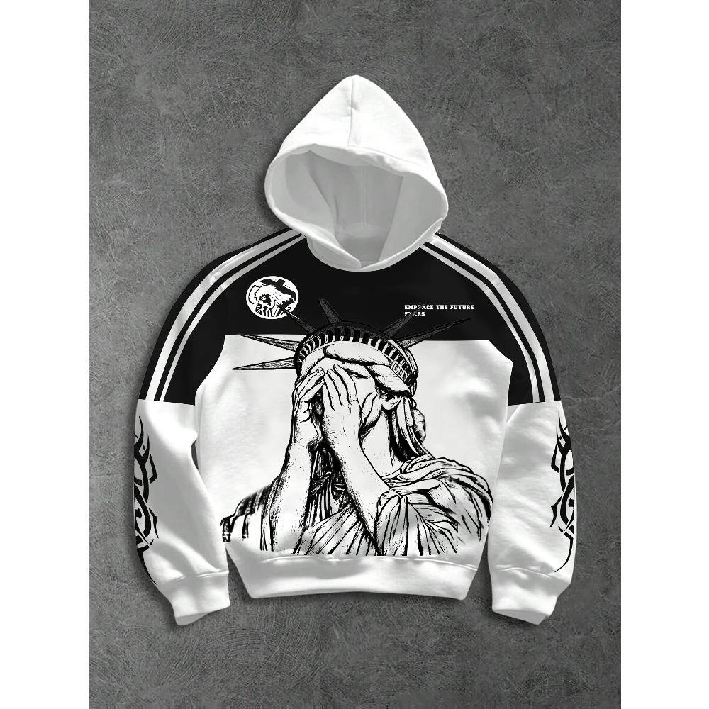 Versatile Comfortable Men's Hooded Sweatshirt Daily Comfort Warmth Hoodies Sweatshirts Men’s