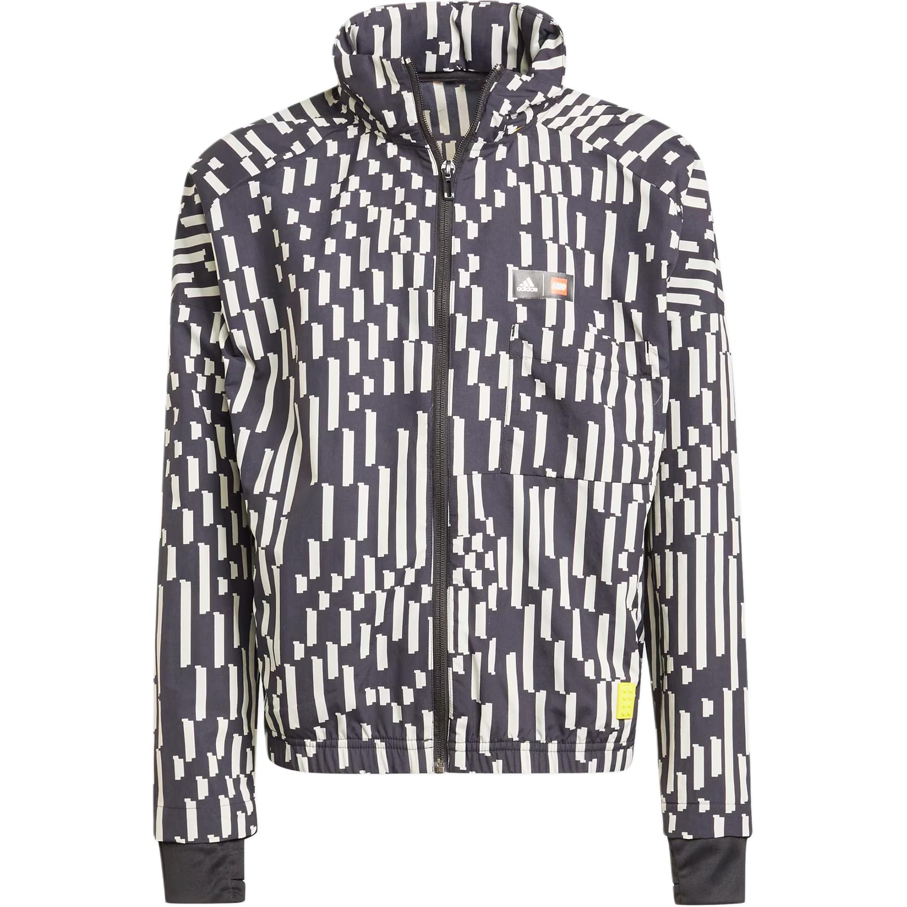 Adidas x LEGO Jackets & Coats Metal Gray/Black/Yellow Teenagers GU4277 140