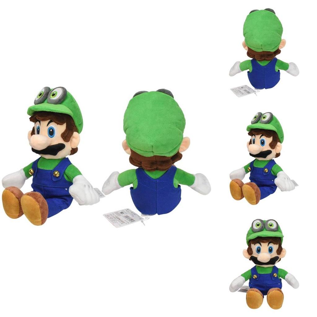 Super Mario Plush Toy Soft And Cuddly Luigi Stuffed Animal For Kids And Collectors 19x16x21cm