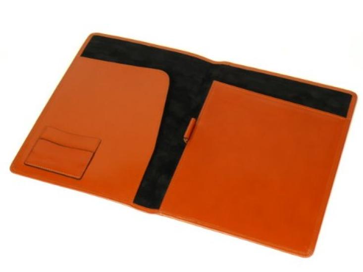 Genuine Leather Report Pad Holder Made In Japan Leather Report A4 Size - - Holder, (Brown)