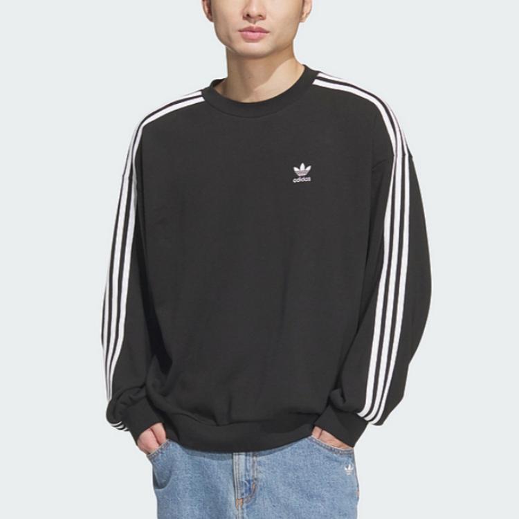 adidas Originals Oversize Crew Sweatshirt Black JN9786