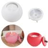 Resins Jar Molds with Lid Molds for Making Candle Cup Jewelry Case