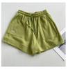 2025 Korean High-Waist A-Line Casual Sports Shorts for Women