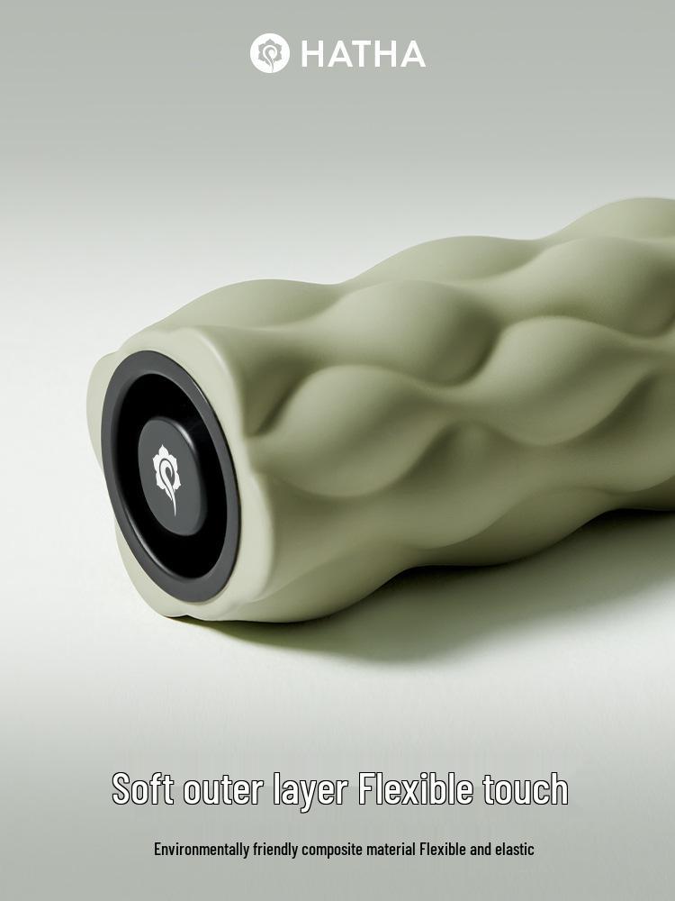 Hata Foam Roller: Yoga & Massage Tool for Home or Club - Professional Fitness Muscle Fascia Relaxation Roller.