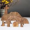 Wooden Empty Tomb Easter Decoration Jesus Resurrection Scene Table Sign Home Office Table Shelf Catholic Religious Ornament Christian Gifts