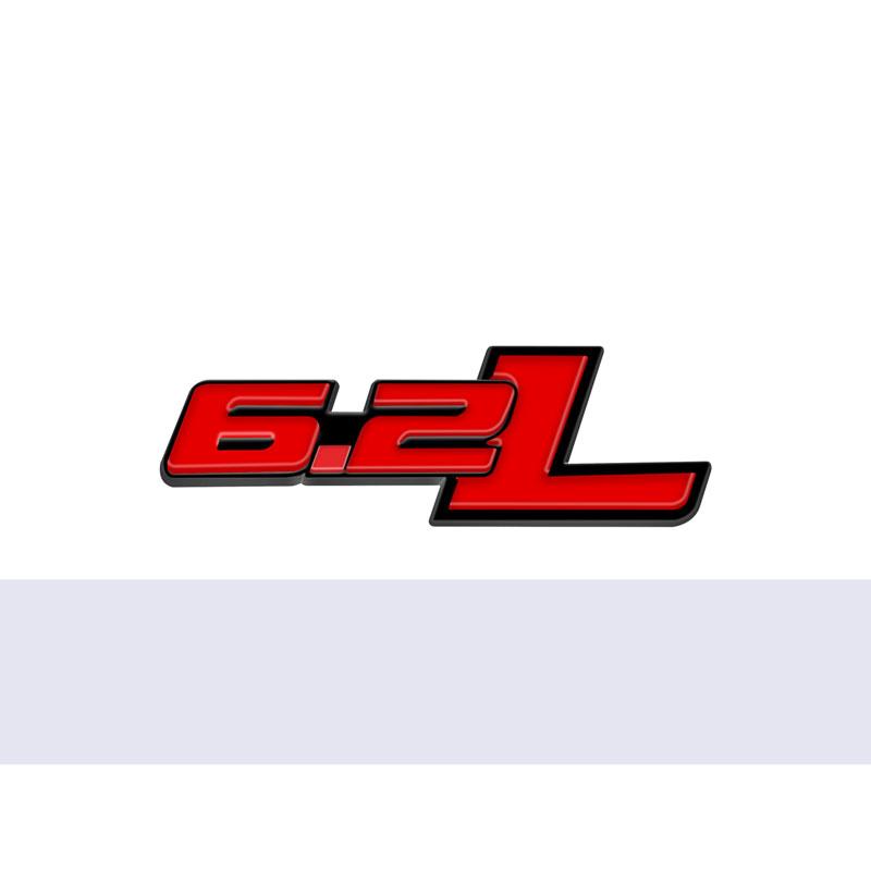 3D Metal Car Decor 6.2L Emblem Fender Tail Side Badge Rear Bumper Trunk Sticker F150 Badge Rear Bumper Trunk Sticker