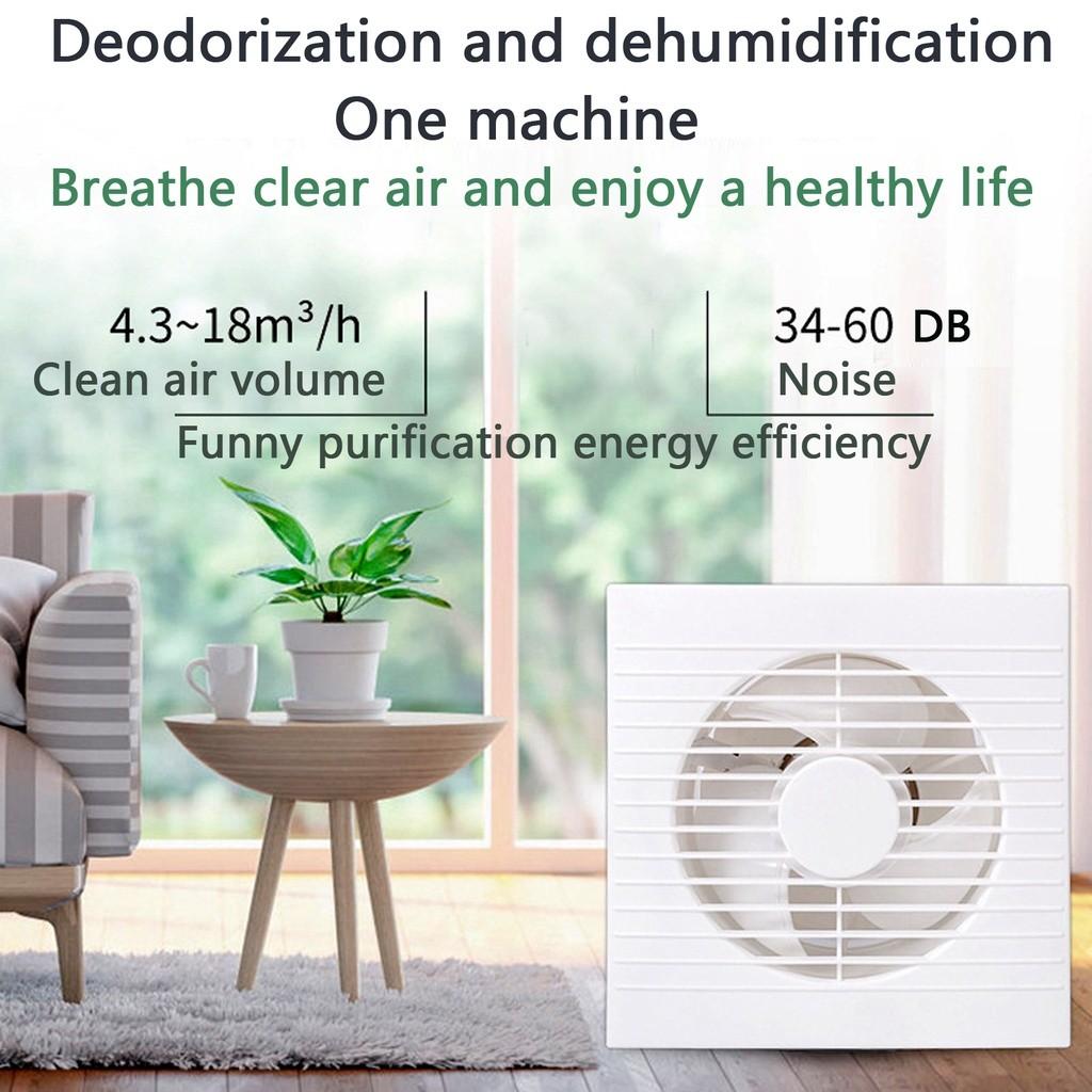 High Speed Ventilation Fan Waterproof Solar Panel Wall Mounted Exhaust Fan Kit Window and Wall Dual Use Suction Fan
