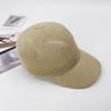 Atmungsaktive Sommer-Stroh-Baseballkappe für Herren und Damen, Outdoor-Papier-Sonnenhüte, einfarbig, verstellbarer Schattenspender, Strandhüte