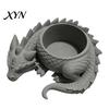 Flowerpot 3D Printed Flower Pot, Fairy Tale Style Dragon-Shaped Planter Red Dragon Plant Container with Breathable Design, Small for Home Decor Scale