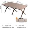 Portable Aluminum Roll-Up Camping Table