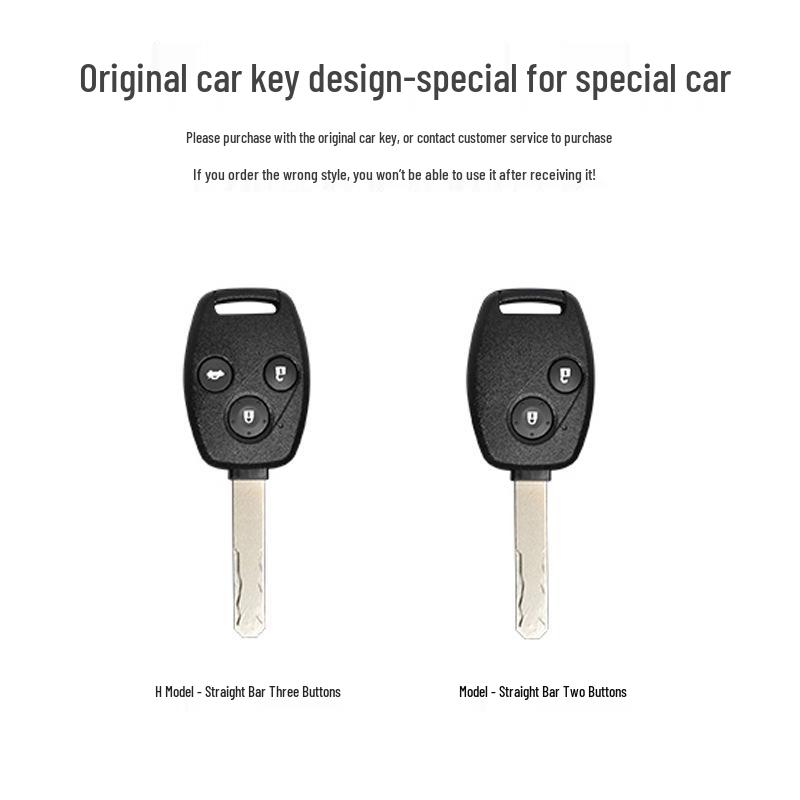 Compatible Key Cover for 10 Models: Old CRV, Civic, Fengfan, Fit, 7th/8th Gen Accord, Odyssey, Buckle Bag.