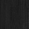 Vidaxl Donice Ogrodowe, 2 Szt., Czarne, 70X70X70 Cm, Drewno Sosnowe