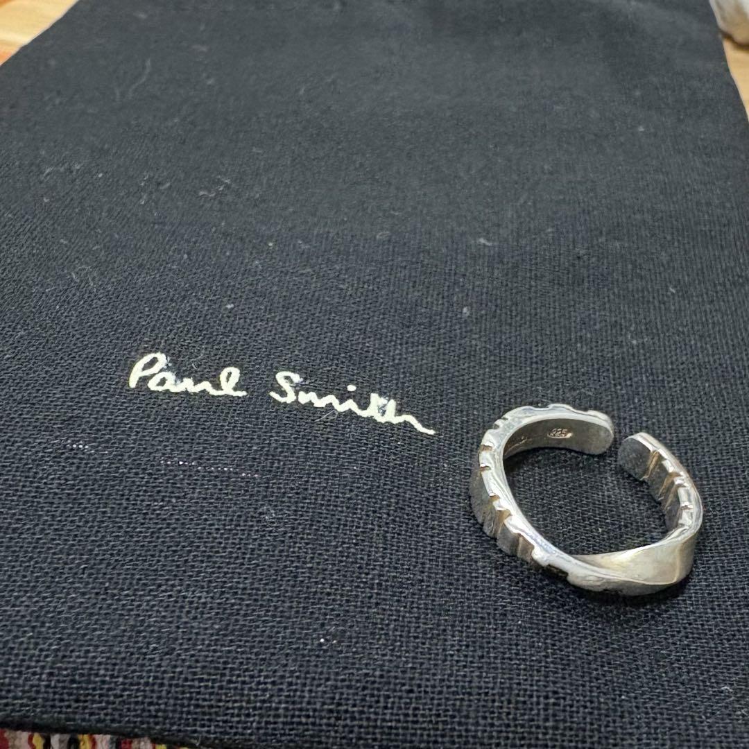 

[USED] Paul Smith Shadow Stripe Emboss Open Ring