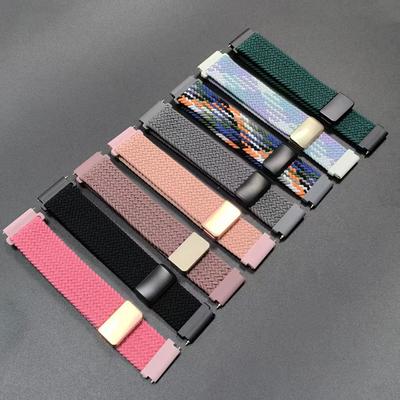20/22mm Magnetic Watch Strap For Garmin Venu 4 3 2 Nylon Band Replace Bracelet For Forerunner 570 265 245 255 Music/Vivoactive 6