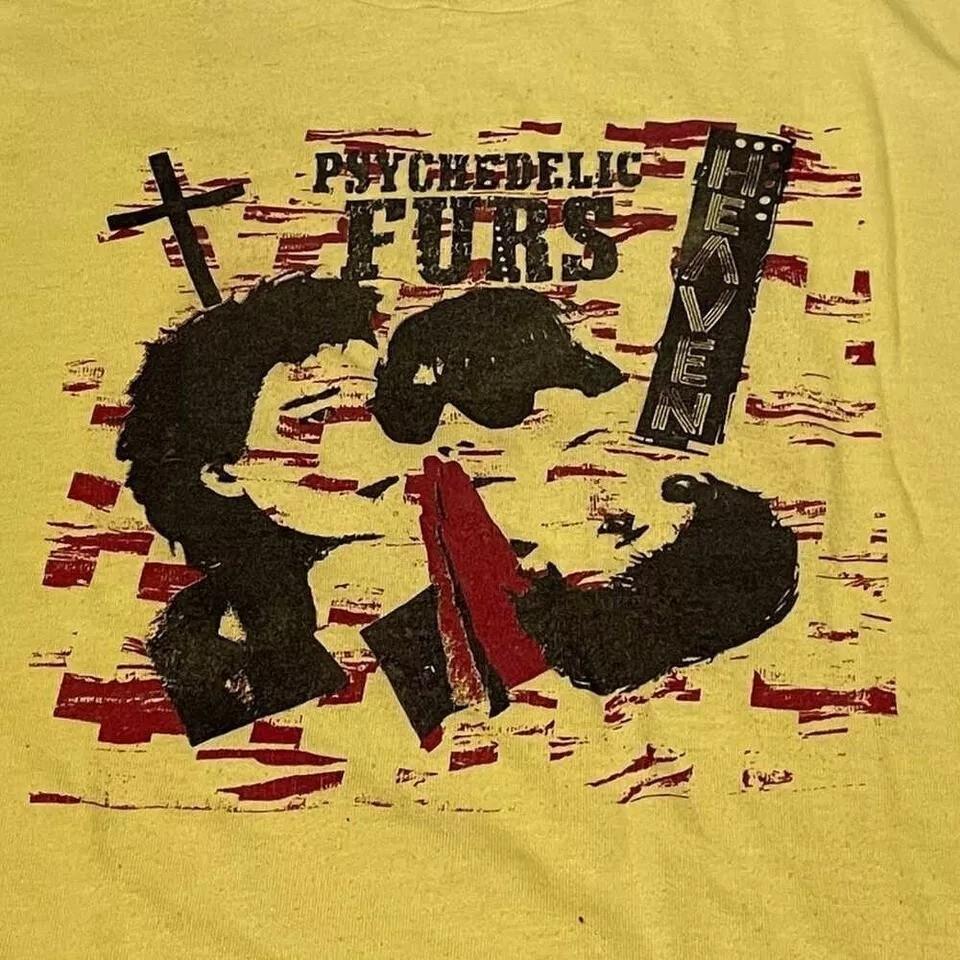 

The Psychedelic Furs Rock T-shirt Unisex Cotton tee Yellow Color BL961 XL