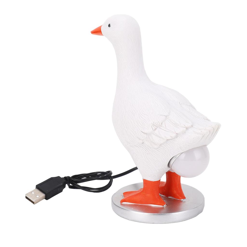 Duck Egg Lamp 3D Duck Table Lamp Lifelike Resin Duck Egg Night Light Funny Duck Lamp with Egg In