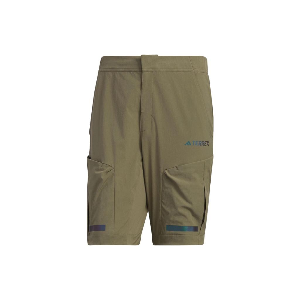 Adidas Knitted Sweatpants Men's Strata Olive Green Moderate Straight Fit Pants IC1974