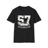 57 Thunderbird Classic Car Distressed Graphic Vintage T-Shirt