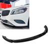 3 Sections Front Bumper Lip Diffuser Sturdy Front Bumper Lip Spoiler Replacement for   A‑Class W176 Standard Pre‑facelift